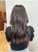 韓国レイヤーカット/艶髪シアーベージュ