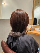 ヘアデザイン エソラ(hair design esora) アッシュブラウン×ミディアムウルフ