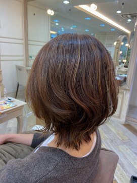 クロップ エス 湘南辻堂(crop es) 【cropes辻堂 斉藤】くびれボブ×ハイライト