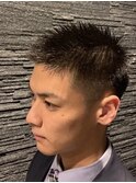 仙台　春トレンド　ビジネス短髪スタイル