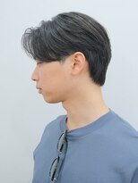 アーシェ 横浜店(A'SHE)&nbsp;メンズセンターパート　刈り上げない自然なスタイル