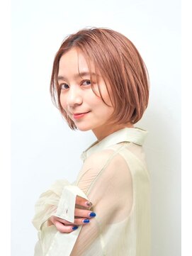 ワンズ リー 上大岡店(One's ly) レイヤーカット/ウェットヘア/オリーブベージュ[上大岡]