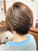白髪ぼかし30代40代50代60代伊丹大人ショート大人ボブ