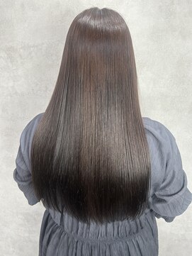 ルノン(LUNON) ラベンダーグレージュ/ブリーチなし/秋カラー/髪質補修カラー