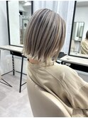 《*色を長く綺麗に*》ショートボブ×バレイヤージュが人気[横浜]