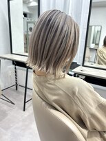 ムク 横浜店(muku)&nbsp;《*色を長く綺麗に*》ショートボブ×バレイヤージュが人気[横浜]