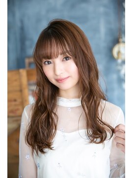 ヘアーサロン リアン 熊谷2号店(hair salon Rien) シースルーバング×チョコレートブラウン