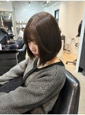 髪質改善カラー×ボブカット【表参道,原宿】