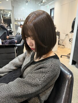 ボンズサロン オモテサンドウ(BONDZSALON OMOTESANDO) 髪質改善カラー×ボブカット【表参道,原宿】