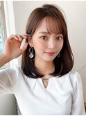 前下がりボブ