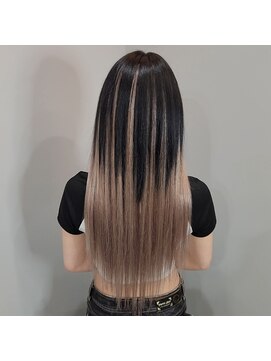 ウェーブ(WAVE) 【エクステ】ストレート/シールエクステ/バレイヤージュ