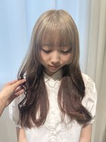 イロバイエンピー(iRo by enppy) white beige × brownのルーツカラー