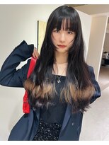 ユー セント(yew scent)&nbsp;ロング×裾カラー