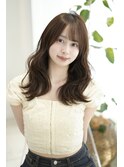 前髪カット/レイヤーカット/外巻き/ウェーブ巻き/顔周りカット