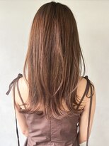 キリ 表参道(kyli)&nbsp;大人可愛い暗めカラー美髪セミディデザインカラー#504f0920