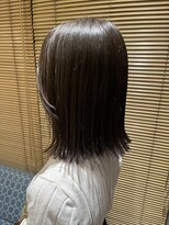 オーガニック リブ 川越(organic+live)&nbsp;冬の◎透明感オリーブグレージュ×小顔レイヤーボブ