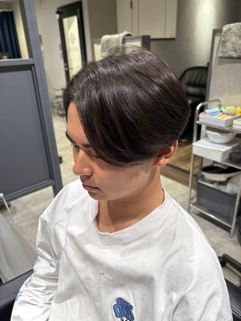 エクシア(EXCIA) メンズ/曲がる縮毛矯正/センターパート