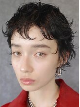 ストラマ(STRAMA) harumiyaベリーショートパーマ/黒髪くるくるパーマ/ダークカラー