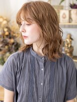 カバーヘア イヴ 戸頭店(COVER HAIR EVE)&nbsp;ゆるふわミディアムエアウェーブパーマTd1戸頭20代30代40代!