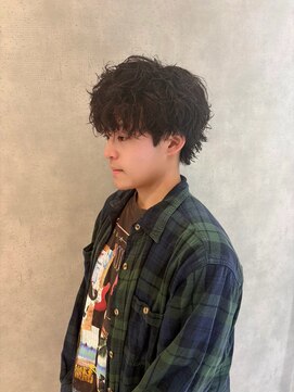 メンズサロン ルーブ 新潟(メンズサロンLOOB) メンズツーブロックメンズパーマ波巻きツイストスパイラルUP