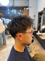 アイリーヘアデザイン(IRIE HAIR DESIGN)&nbsp;【IRIE HAIR福岡】スパイキーショート×テーパーフェード
