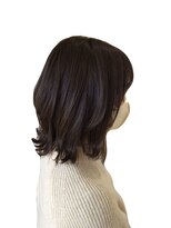 ヘアーズファイン(hair's fine)&nbsp;大人可愛い◎ウルフ レイヤー ミディ 小顔３０代40代50代