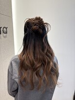 クーラアオヤマ(Cura Aoyama) ゆるふわカチモリ/ハーフアップ/ヘアセット