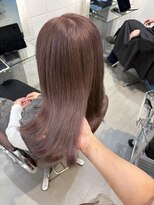 ヘアーメイクチック(HAIR MAKE CHiC) ピンクグレージュ ブリーチカラー ピンクベージュ