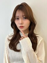 シーク 八王子(CHIC)&nbsp;シースルー2way前髪×韓国顔周りカット 【八王子】