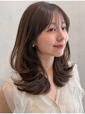 愛され似合わせカットレイヤーカット外ハネボブワンカール