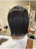 切りっぱなしボブ