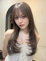 ミンクス 銀座店(MINX)&nbsp;透け感グレージュ×くびれレイヤー