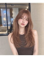 ジュール 銀座(Joule)&nbsp;レイヤーカット×オレンジブラウン