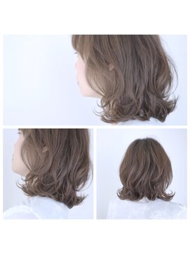 エトネ ヘアーサロン 仙台駅前(eTONe hair salon) 【eTONe】ミディアムパーマふんわりカール