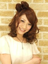 美容室 アネックス(ANNEX)&nbsp;ふんわりとしたリボンアクセでスイートに！