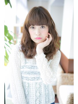 ヘアーアンドメイク アズール 志木店(Hair&Make Azur) 【Azur 志木店】ふんわりグラマラスカールミディ♪