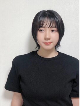 プレゼンスセタガヤ(PRESENCE SETAGAYA) ショート/ダークアッシュ/ハーブカラー/艶カラー