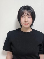 プレゼンスセタガヤ(PRESENCE SETAGAYA) ショート/ダークアッシュ/ハーブカラー/艶カラー