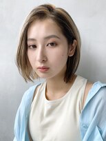 アイティーバイアルバム 藤沢店(IT by ALBUM)&nbsp;ナチュラルストレートボブ_ボブウルフココアベージュ_48147