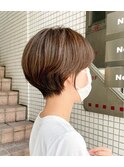 束感の出しやすいコンパクトショート 大人可愛い前下がり 横浜