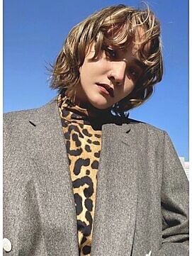 チクロヘアー(Ticro hair) 【Ticro大石】ウルフパーマ/ブロンドベージュ