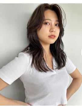 ノラキチジョウジ(NORA KICHIJOJI) #レイヤーカット#外国人風#顔まわりレイヤー#ハイライトカラー#