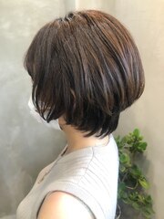 大人可愛いショート/横浜髪質改善