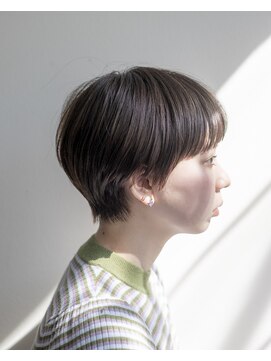 ルプラ ガーデン(le-pla garden) マッシュショート#ブリーチなし#ショート#ダメージレスカラー