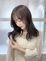 ランド 原宿表参道(LAND)&nbsp;ショコラアッシュ/ヘルシースタイル/ふんわりカール/前髪カット