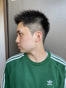 メリケンバーバーショップ トーキョー(MERICAN BARBERSHOP TYO) YS STILE.束感ショート.波巻き.ハイライト.マッシュパーマ3