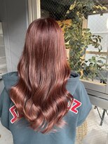 リエコー(RE'ECHO)&nbsp;ピンクブラウン/ロング巻き髪