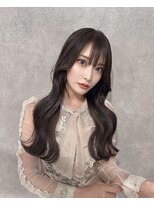 ロウル 渋谷(LOWRL)&nbsp;ちぴたん様ダークブラウン&エクステ/グレージュカラー