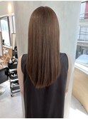 髪質改善カラーアッシュブラウン　【髪質改善縮毛矯正髪質改善】