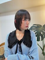 アル 心斎橋(alu)&nbsp;小顔カット/ツヤ髪/黒髪/ココアベージュ/オリーブグレー
